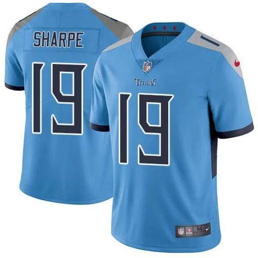 Men Tennessee Titans #19 Tajae Sharpe Nike Light Blue Vapor Limited NFL Jersey->washington redskins->NFL Jersey